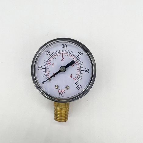 Manomètre de pression pour filtre à sable de piscine ECX270861, instrument de piscine 1/4 pouce NPT.
