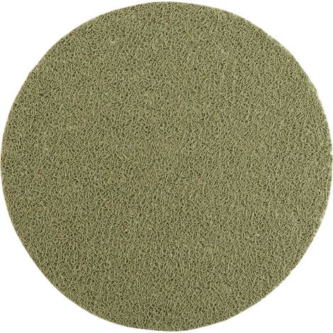 Set de table rond 38 cm pvc tortilla vert clair (1/2)