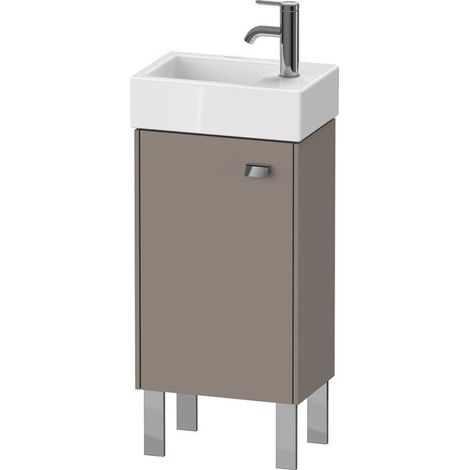 Meuble sous-vasque BRIOSO 570x364x239mm poignée chromé ouverture gauche basalt mat