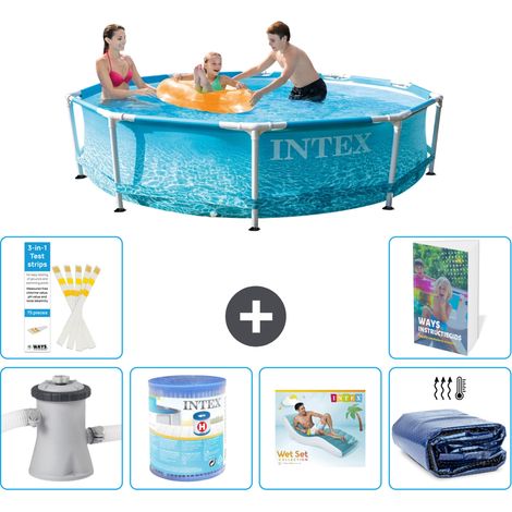 Frame Pool Rund - 305x76 cm - 7-teilig S347