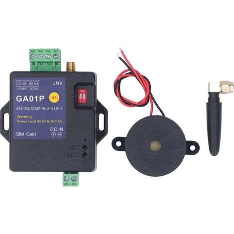 Alarme de panne de courant Alerte de notification de panne à distance 4G Sécurité d'appel SMS 1 canal pour capteur Version AU : LTE‑FDD : B1/B3/B7/B8/B20/B28A LTE‑TDD : B38/B40/B41 WCDMA : B1/B8 GSM/E