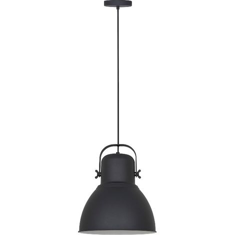 LAMPARA COLGANTE E27 NEGRO