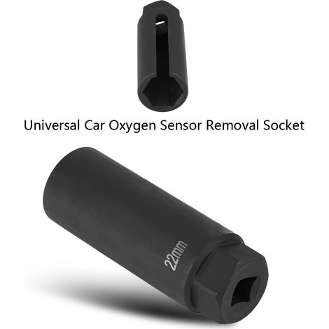 Manchon de capteur d'oxygène automobile de style japonais de 22 mm, petite ouverture noire de 3/8 pouce. (1/5)