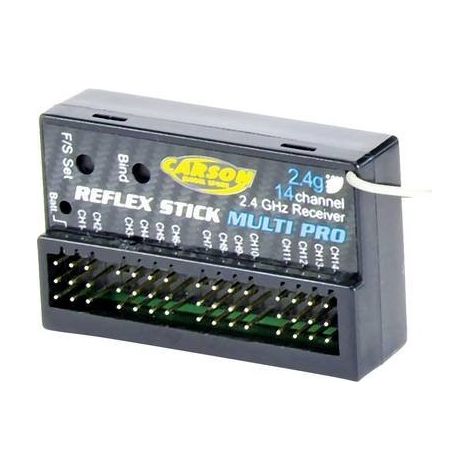 Carson Modellsport Reflex Stick Multi Pro Ricevitore a 14 canali 2,4 GHz (1/3)