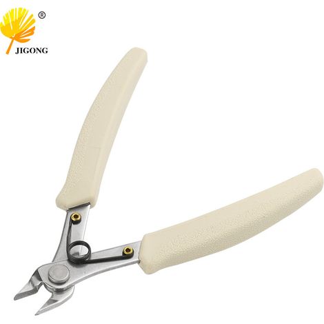 Pince à bec effilé de style japonais, lame diagonale en acier inoxydable, mini pince électronique, modèle de pince électronique. (1/5)