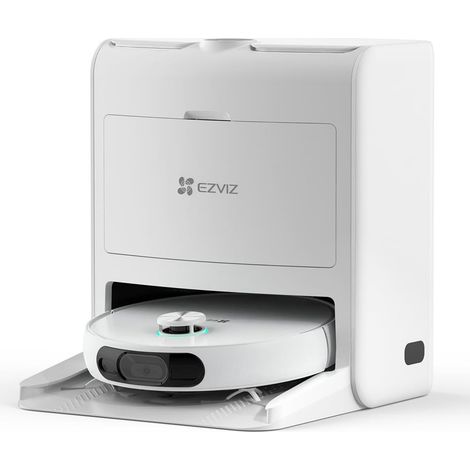 EZVIZ Robot Aspirapolvere Lavapavimenti Con Intelligenza Artificiale Con Base (1/5)