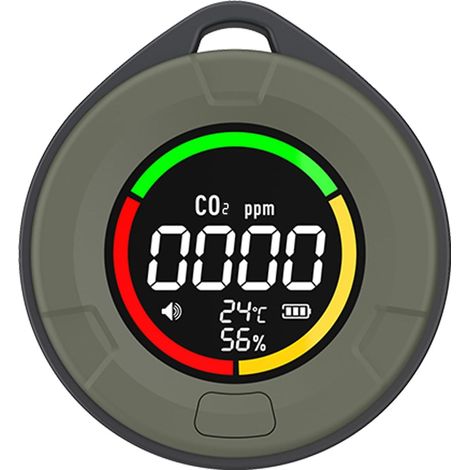 1 Détecteur de CO2, Moniteur qualité air, Capteur température humidité, Pour maison bureau serre (1/5)