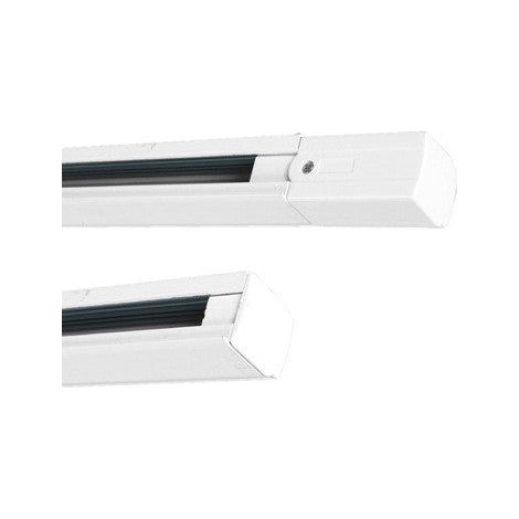 Carril 4 Vías Trifásico 1,5mt, con Conector Corriente y Tapa Final