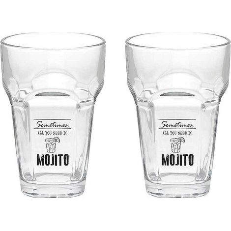 Set 2 Calici Mojito In Vetro Trasparente Cc400 Linea Let'S Party (1/2)