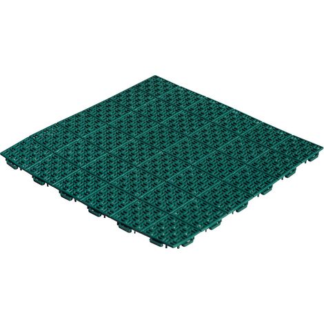 14PZ PAVIMENTO IN PP CM.56X56 DRENANTE VERDE