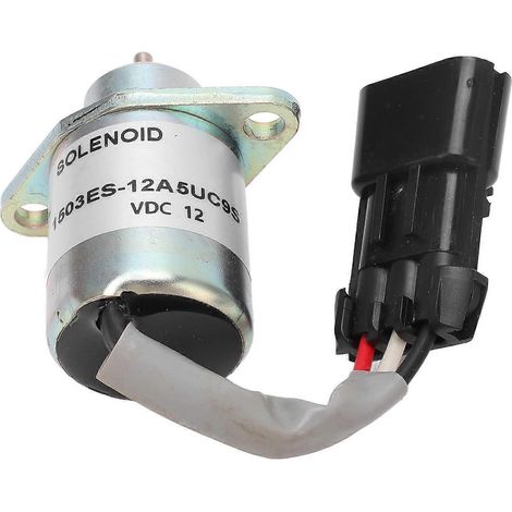 Électrovanne d'arrêt 1503ES 12A5UC9S pour moteur Kubota 12 V CC (1/4)