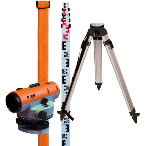 Kit A Niveler F32 - 1 Nivell + 1 Zielgerät + 1 Aluminiumstativ - Nedo