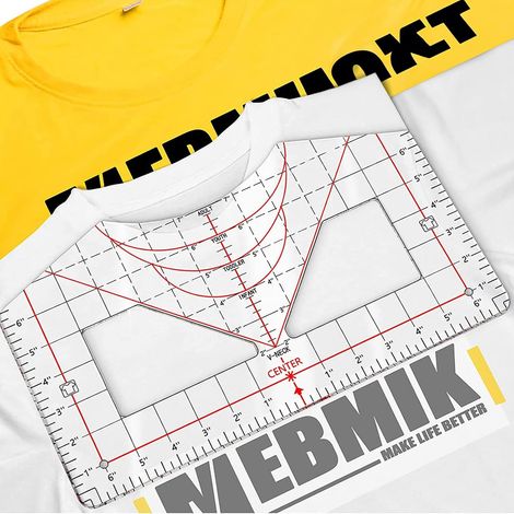Gabarit de calibrage pour impression textile et T-shirt, outil de positionnement professionnel pour adultes, adolescents et enfants (1/5)