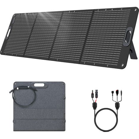 Cargador solar monocristalino, diseño impermeable, SPC200, 20,5 V, 200 W (1/2)