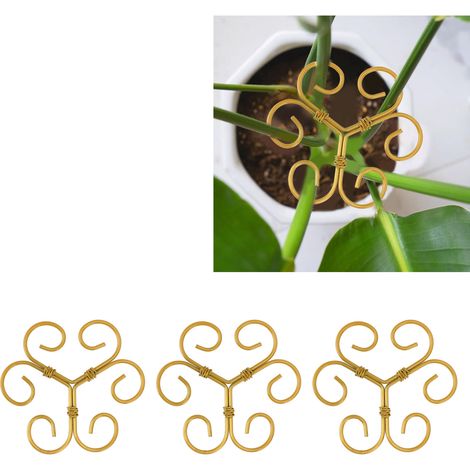 Supports pour plantes grimpantes - 5 crochets en fer - Réutilisables pour monstera - Réglables 10.5cm (1/5)