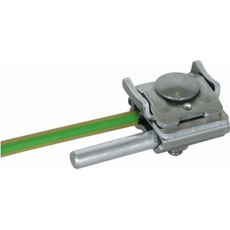 Dehn UNI-Falzklemme NIRO/Al f. Rd 8-10mm Leiter 4-50mm² f. Falze 0,7-8mm 365250