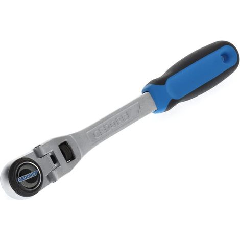 Gedore Reversibile Cricchetto Articolato 3093 Gu-3 Din3120, 3/8 "Quadrati, 1 Piece 6.237.170 (1/4)