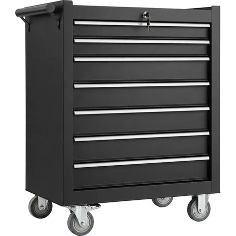 Carrello porta attrezzi metallico con 7 cassetti Default Title (1/5)