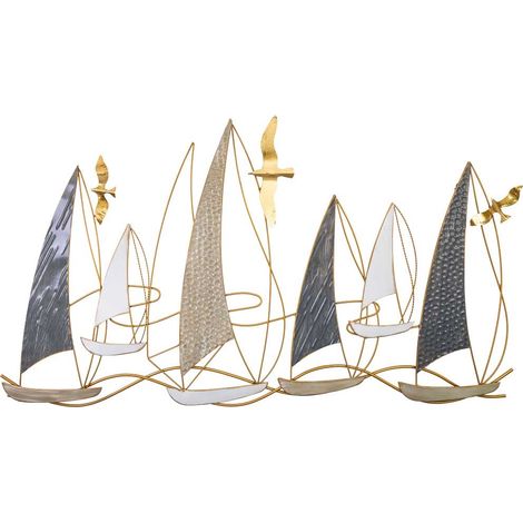 Mural decorativo de pared de metal 123,8x69,9x5,1 (1/5)