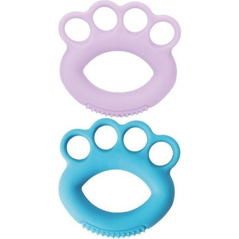 Hand Grip Strengthener, Entraîneur de Doigts, Forearm Exerciser Finger Silicone Exercise Rings, L'entraînement Musculaire pour L'entraînement Musculaire, l'escalade et Le Fitness(2 Pièces) (1/5)