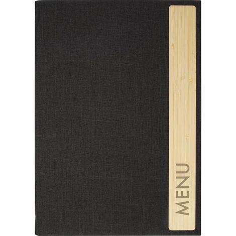 Sigel SM220 Chemise pour menu DIN A4 1 pc(s) avec 2 pochettes transparentes doubles pour 8 pages, reliure élastique gri