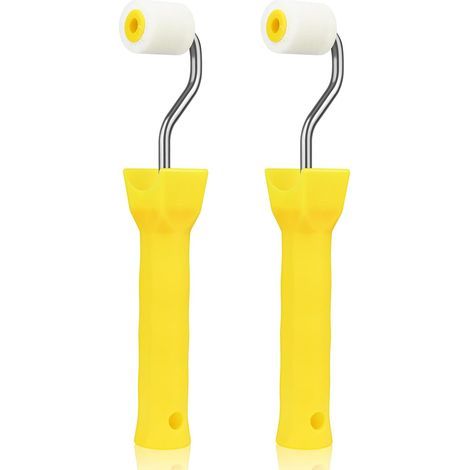 Set di 2 mini rulli in schiuma per attrezzi da pittura professionali, 1 pollice (1/5)