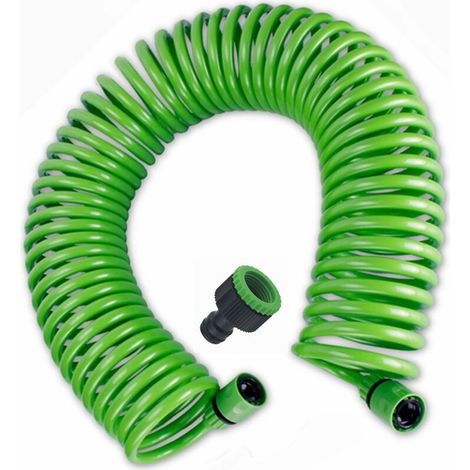 Tuyau d'arrosage spiralé 10 m