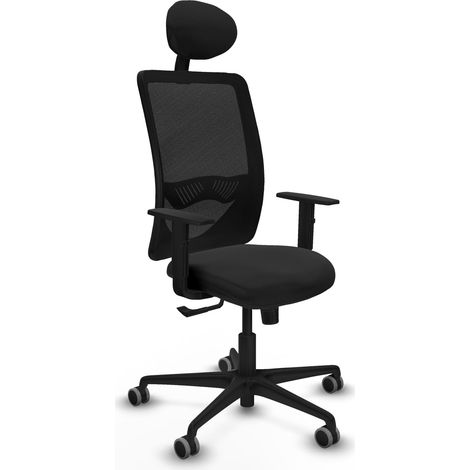 Silla de oficina piqueras y crespo Zulema negro espuma 50 mm (1/2)