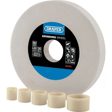 Touret à meuler Draper grinding wheel 150 mm 80 grains