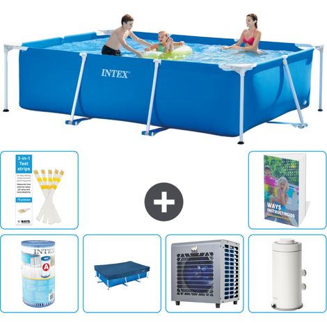 Rechteckiger Frame Pool - 300x200x75 cm - 7-teilig  S38 (1/5)