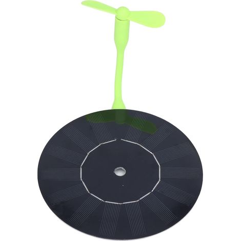 Srliya Petit Ventilateur de Voiture USB à énergie Solaire (1/5)
