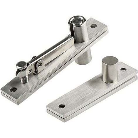 Charnière de porte pivotante en acier inoxydable Charnière pivotante robuste pour portes en bois Arbre à 360 degrés Charnière pivotante de porte Murphy en acier inoxydable