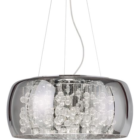 Sospensione Moderna Audi-80 Metallo Fumè 8 Luci G9 3W 3000K Luce Calda (1/2)