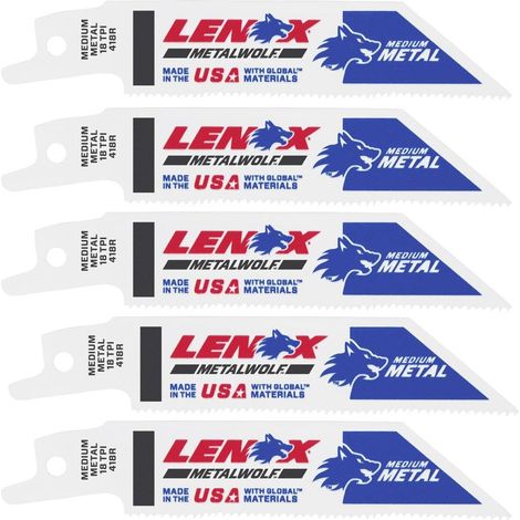Lenox 20552418R Lame de scie sabre BIM pour applications universelles 102 x 19 x 0,9 mm Longueur lame de scie 102 mm 5