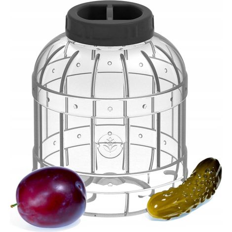 Multifunktionales Einmachglas aus Kunststoff mit Schraubverschluss, 5 l (1/5)