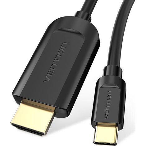 Cable HDMI Vention CGUBH 2 m Negro Dorado (1/4)