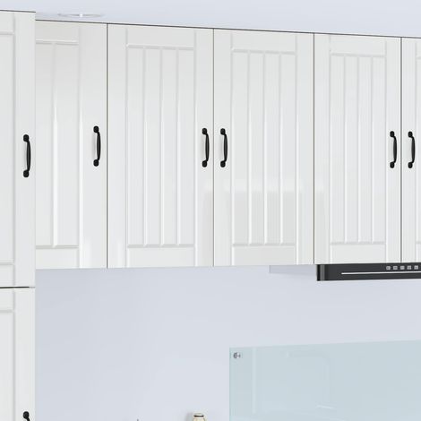 Küchenschrank Lucca Hochglanz Weiß 80 x 31 x 80 cm