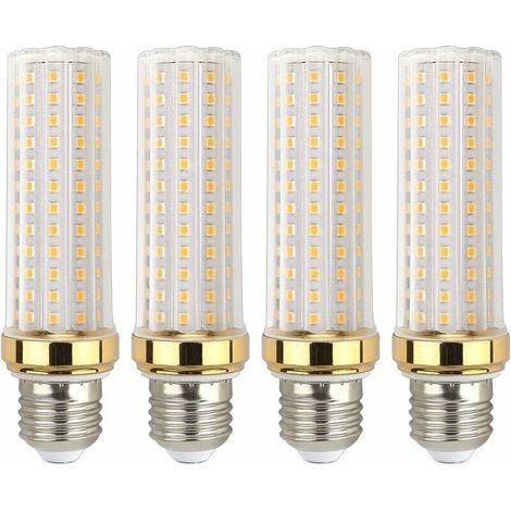 Ampoule E27 LED 20W Blanc Chaud, Équivalent à Lampe Halogène E27 150W, Ampoule LED Mais E27 Chaud pour Garage/Studio, lot de 4, - RWAmpoule LED E27 (1/5)