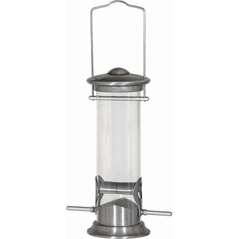 Vogelfuttersäule Aluminium Line für Mischfutter, 24 cm (1/5)