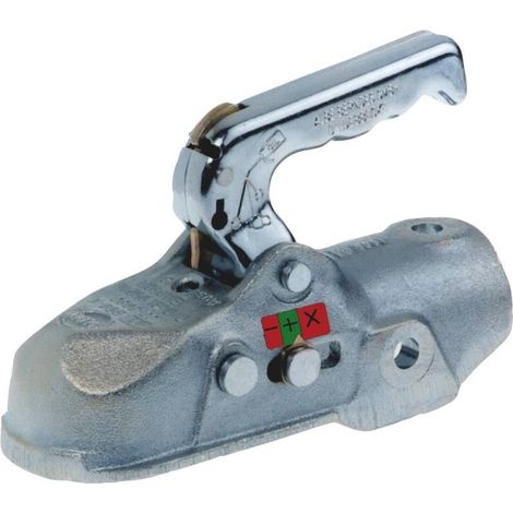 Sodise – Tête d'attelage 3500kg pour remorque freinée – Timon rond Ø 65mm – Capacité de traction robuste – Sécurité optimale lors du remorquage