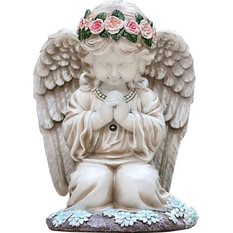 Solarengel Beleuchtung aus Harz betende Statuen des (1/5)