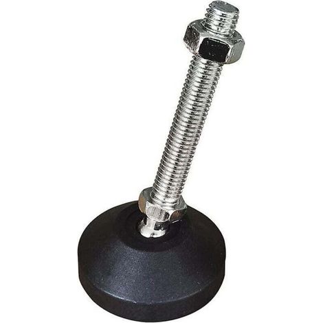 Pieds de Meuble Réglables avec Base Pivotante et Filetage M8 pour Nivellement Articulé (1/4)