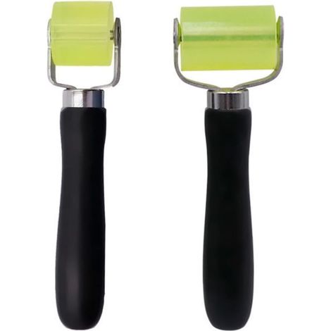 Lot de 2 rouleaux de pression en silicone pour isolation thermique, isolation acoustique de voiture, rouleau de soudure de bords et bâche en PVC (1/5)