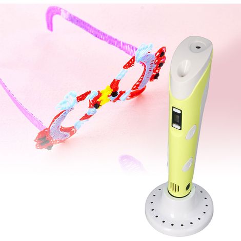 Y787 3D-Druckstift für Kinder, 3 Farben: Seidig gelbes PLA (1/5)