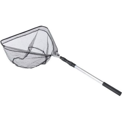 Épuisette De Pêche - Filet Triangulaire Rétractable 340 G - Poignée Télescopique 52 5 À 150 Cm - Pour Pêche En Mer Et En Eau Douce - 1 Pièce (1/4)