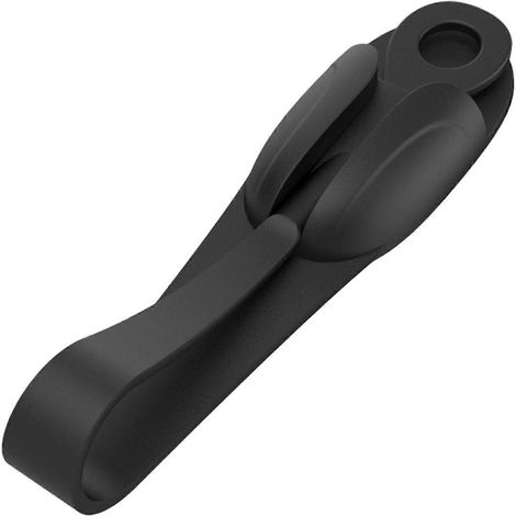 Crochet en silicone multifonctionnel pour guirlande No l, fixation adhésive cheminée, porte d'entrée, chaussette etc - Black (1/5)
