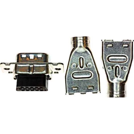 TE Connectivity AMPLIMITE HD-22 1658676-1 Connettore maschio SUB-D Numero Poli (num): 26 A crimpare 1 pz.