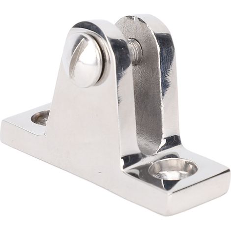 Cerniera per tendalino Bimini, raccordo da 56 mm in acciaio inox 316, staffa a 90 gradi per barca, yacht, camper, 2 pezzi. (1/5)