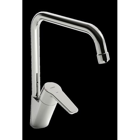 HANSA HANSAPOLO Eco Robinet de cuisine, 6 l/min, saillie 221mm,