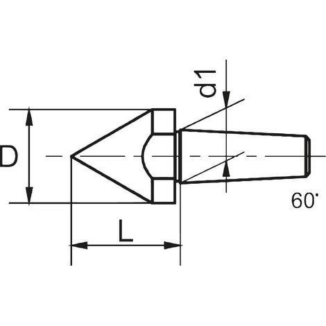 Pointes Gros pour Centres de tournage 12mm CONZELLA (1/3)